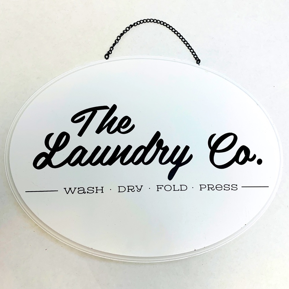 Laundry Wood Wall Sign